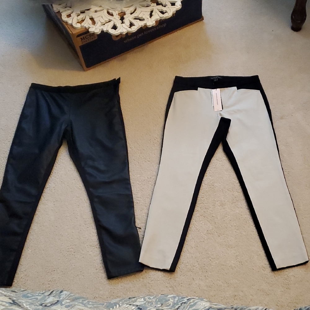 Banana Republic Sloan SKINNY Pants Size 2 Petite, Set Of 2